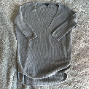 Grey Knit Express Sweater